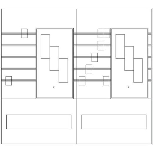 ABN Sammelschienenfeld PAR263N 2-f.2xNH00 3-p. PAR263N