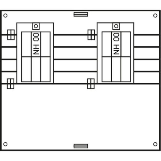 ABN Sammelschienenfeld PAR254N m.2x XUS6-00 PAR254N