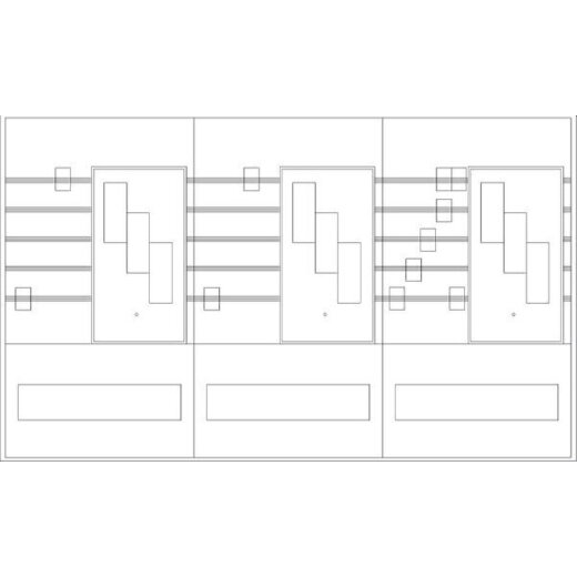 ABN Sammelschienenfeld PAR363N 3-f.3xNH00 3-p. PAR363N