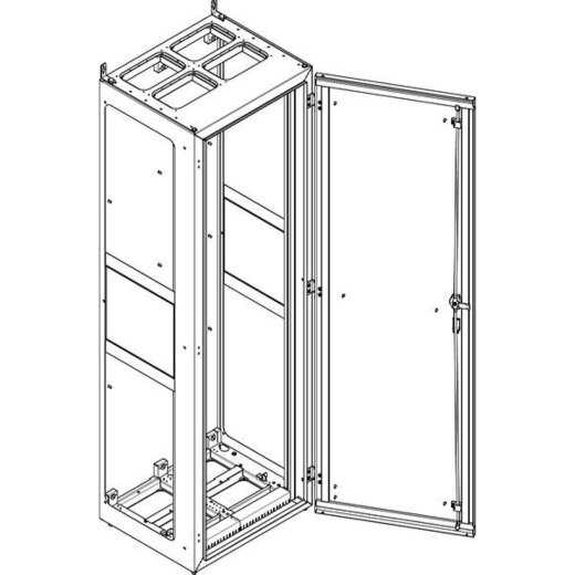 ABN Standgehäuse NS212EB BxHxT:590x1890x500mm-offen Br.2 NS212EB