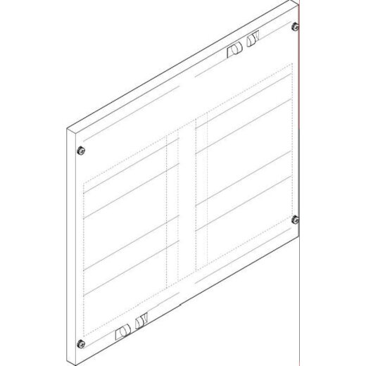 ABN Abdeckplatte FAP23722N5 SaS 60mm EBM 70mm (PK=5Stk.) FAP23722N5