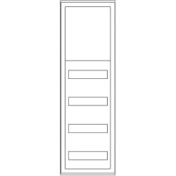 ABN Wandgehäuse SP16RK042 4RE REG/2RE Klemmen SP16RK042