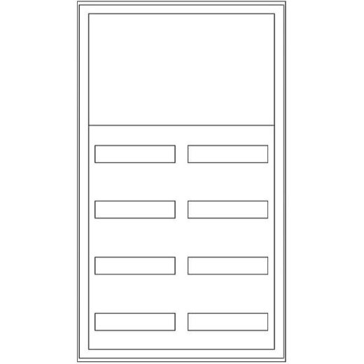 ABN Wandgehäuse SP26RK042 4RE REG/2RE Klemmen SP26RK042