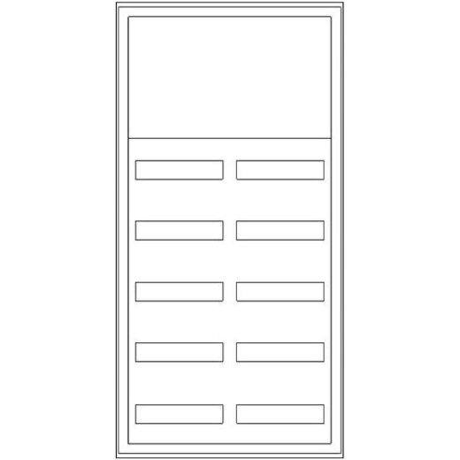 ABN Wandgehäuse SP27RK052 5RE REG/2RE Klemmen SP27RK052