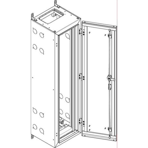 ABN Wandgehäuse NT18P BxHxT:340x1290x340mm NT18P