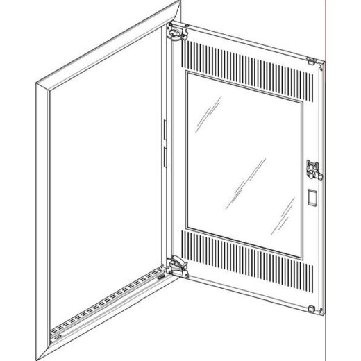 ABN Blendrahmen GBRU26TM f.UP-Feldverteiler 2x6-r. GBRU26TM