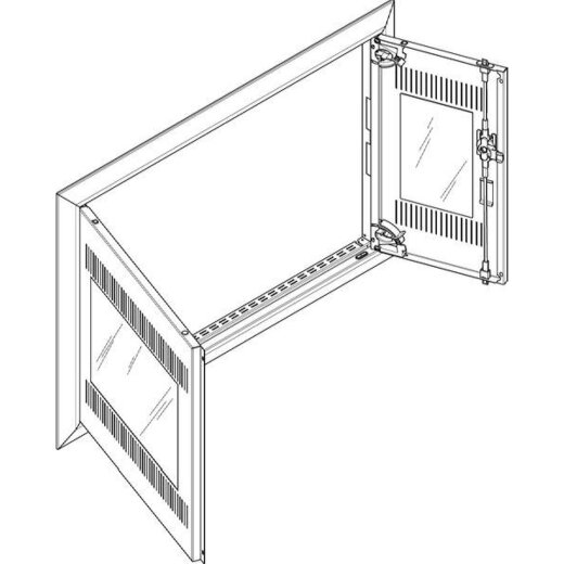 ABN Blendrahmen GBRU33TM f.UP-Feldverteiler 3x3-r. GBRU33TM