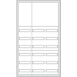 ABN Wandgehäuse SP39RK063 6RE REG/3RE Klemmen SP39RK063