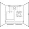 ABN Wandlermessschrank WMS11155 250A LS3x400A 800x800x225mm 5-p WMS111-55
