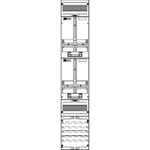 ABN Wandzählerfeld ZM19X588N 1350x250mm UAR m.SAS,Prüfkl.pl ZM19X588N