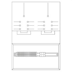 ABN Zählerwechselplatte WP520CD8 2ZP EON Bayern...