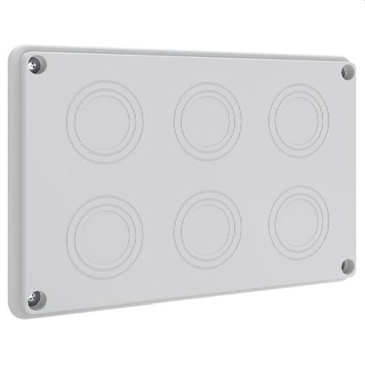 ABN Leitungseinführungsplatte NLP22N10 NE/NP/R 6x50,5-32,5mm(PK=10Stk) NLP22N10