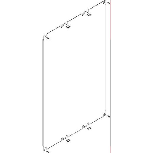 ABN Montageplattenfeld PMF380N 3-f.breit BauH:8 PMF380N