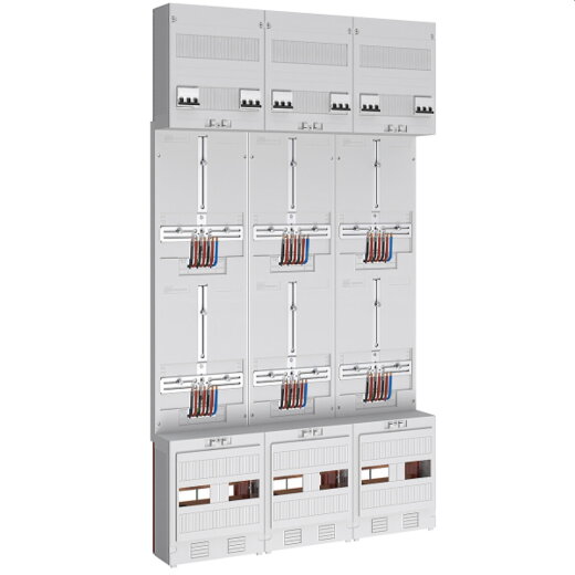 ABN Zählerplatz 3Pkt 6Z m.Hauptschalter 5-pol. Z39860