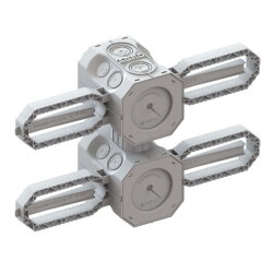 Kaiser Beton-Einbaudose Prefix 2.0 2x1 NUP