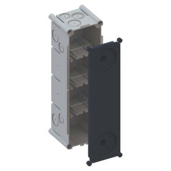 Kaiser Betonbau-Einlasskasten Varifix 4x1 mit Schutzdeckel