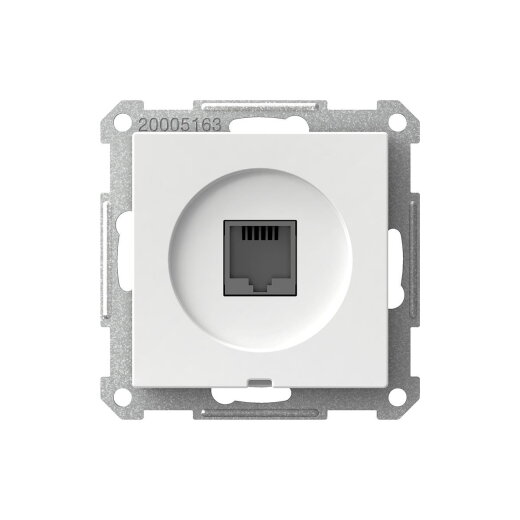 ELSO Telefonanschlussdose WDE002441 RJ45 1x8polig Exxact weiß