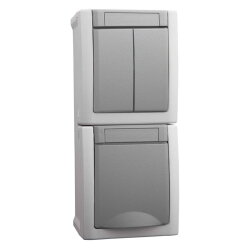 HHG Pacific Komb. Steckdose/Serienschalter 90591082-DE...