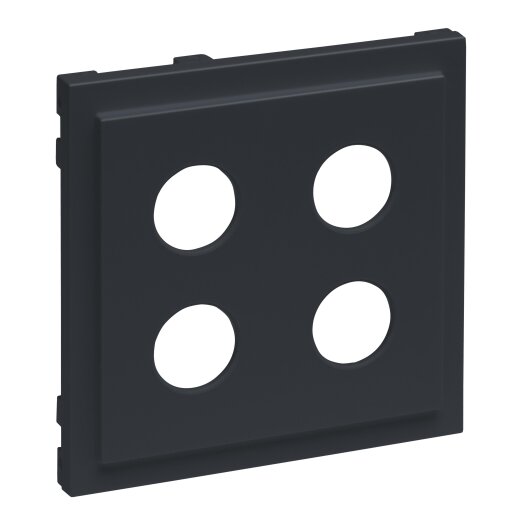 Legrand Abdeckung SEANO Lautsprecher 2-f.m.4mm anthr