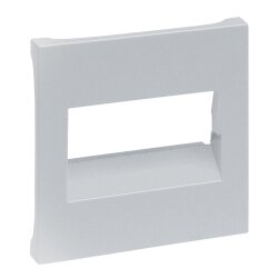 Legrand Abdeckung SEANO RJ45 f.1-u.2-f.Datendosen alu