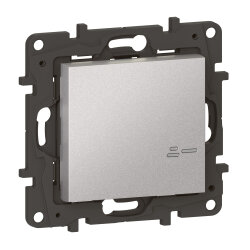 Legrand Wandsender 863706 Niloe Step Netatmo Licht 1-f.Alu