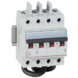 Legrand Leitungsschutzschalter DX3 800V DC 10A 2-pol.4...