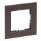 Legrand Rahmen SEANO Natura 1-f.Eiche dunkelbraun