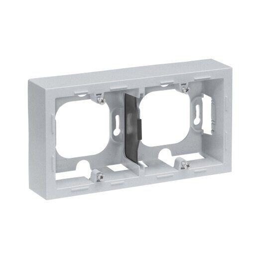 Legrand Aufputzgehäuse SEANO 2-f.alu