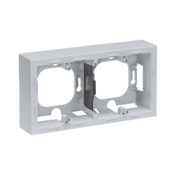 Legrand Aufputzgehäuse SEANO 2-f.alu
