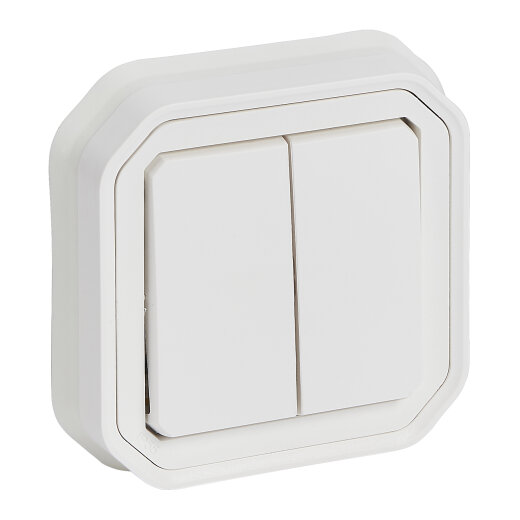 Legrand Doppelwechselschalter 069855L Plexo New