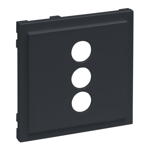 Legrand Abdeckung SEANO f.3-f.RCA Cinch-Anschlussdo.anthr