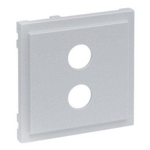 Legrand Abdeckung SEANO Lautsprecher 1-f.m.4mm-Buchse alu