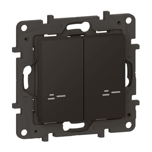 Legrand Wandsender 863808 Niloe Step Netatmo Licht 2-f.sw