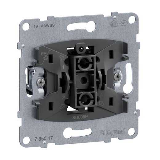 Legrand Einsatz SEANO TA.m.Wechselko m.N-Klemm 10A STKLE