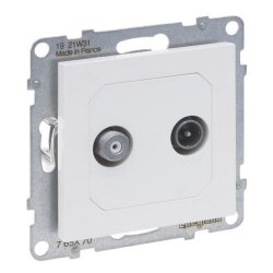 Legrand Einzeldose SEANO TV-SAT f.2 Kabel u.HD-TV sw