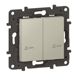 Legrand Wandsender 863908 Niloe Step Netatmo Licht 2-f.sd