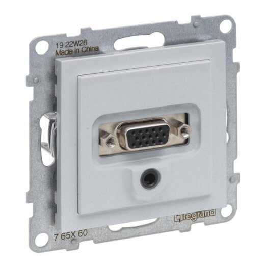 Legrand Anschlusseinheit SEANO HD15+3mm Jack AL