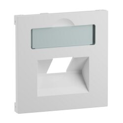 Legrand Abdeckung SEANO 1x RJ45 f.Datendosen ultraws
