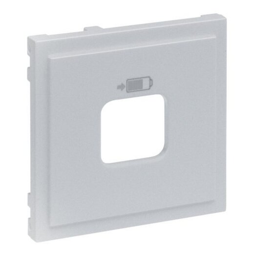 Legrand Abdeckung SEANO f.USB-Ladesteckdosen A+C u.C+C alu