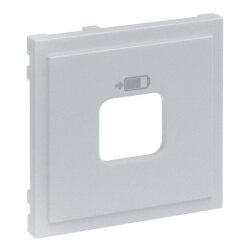 Legrand Abdeckung SEANO f.USB-Ladesteckdosen A+C u.C+C alu