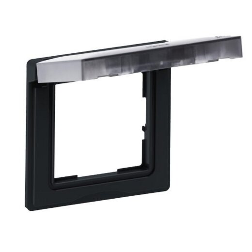 Legrand Rahmen SEANO 1-f.m.Klappdeckel IP44 in anthr