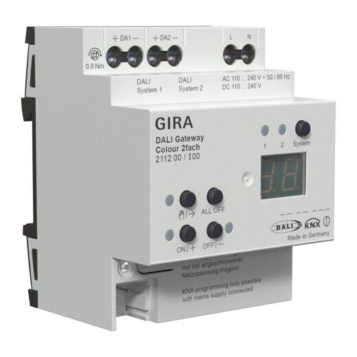 Gira Gateway 211200 Colour 2f REG KNX-S