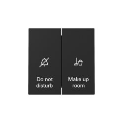 Gira Wippschalter 3104005 Anzeige Hotelzimmer Sys.55 sw m