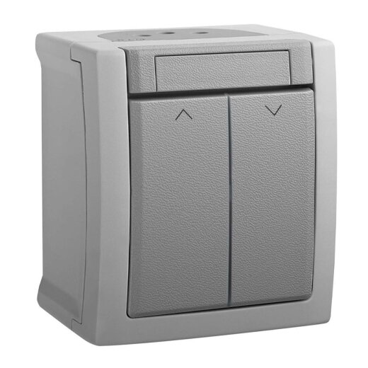 HHG Pacific Jalousieschalter FR-Aufputz IP54 mechanisch verriegelt