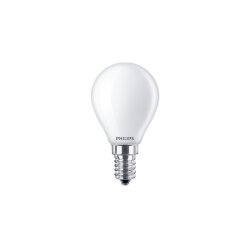 Philips LED Leuchtmittel CorePro LEDLuster ND 6.5-60W P45...