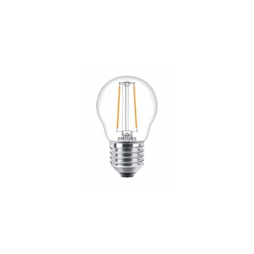 Philips LED Leuchmittel CorePro LEDLuster ND 2-25W P45 E27 827 CLG