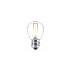Philips LED Leuchmittel CorePro LEDLuster ND 2-25W P45 E27 827 CLG