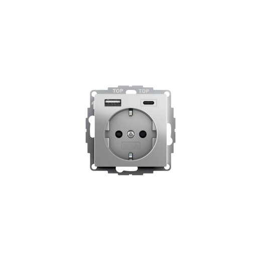 GIRA Steckdose SCHUKO 2459600 USB-SPV.2f Typ A/C Sys 55 es
