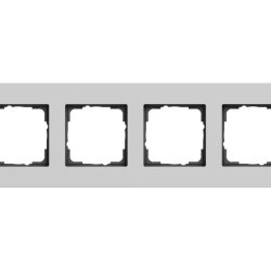 GIRA Abdeckrahmen 0214405 4f Gira Esprit alum.gr m lack