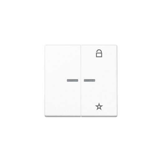 Jung Steuertaste FMA1701BFWW eNet Funk